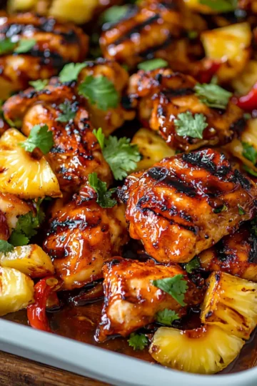 barbecue pineapple chicken