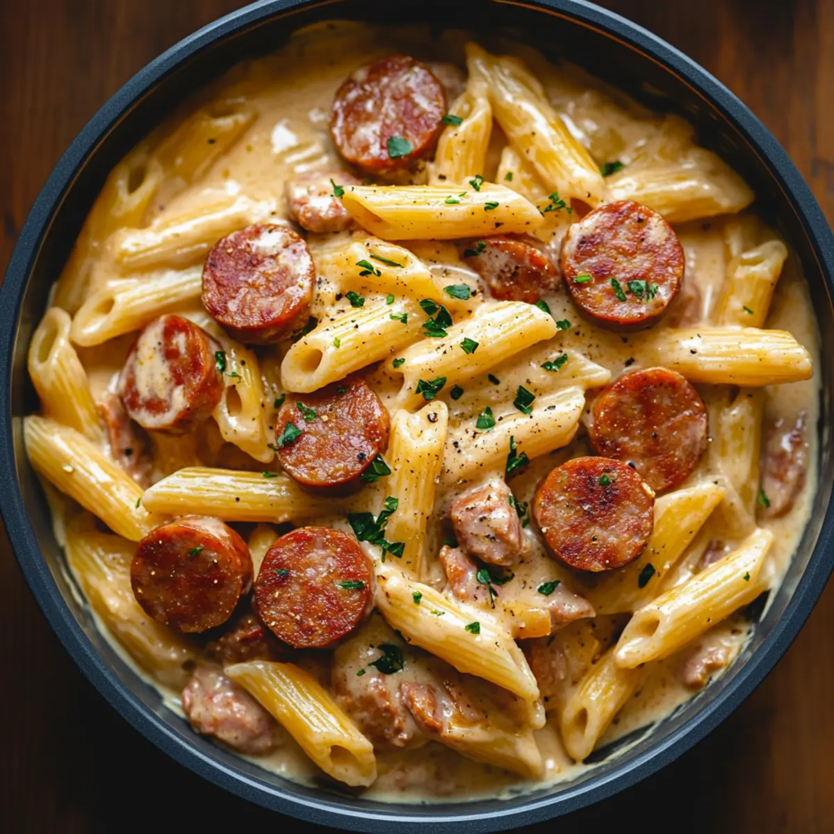 one pot kielbasa pasta