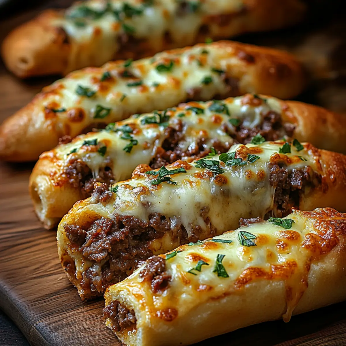 philly cheesesteak stuffed cheesy breadsticks